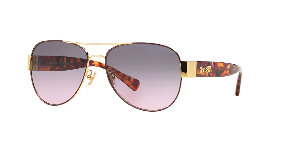 Gafas de Sol Coach 0HC7059 Mujer Color Dorado - Image 2