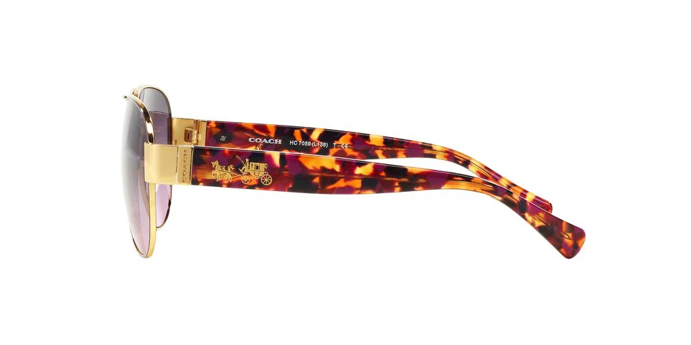 Gafas de Sol Coach 0HC7059 Mujer Color Dorado - Image 3