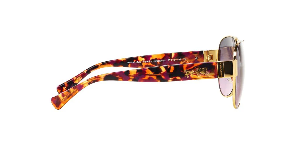 Gafas de Sol Coach 0HC7059 Mujer Color Dorado - Image 5