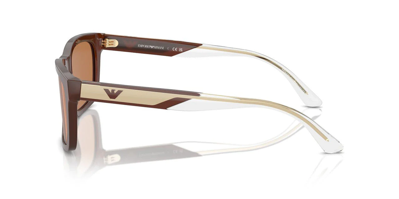 Gafas de Sol Emporio Armani EA4224 Hombre Color Café - Image 3