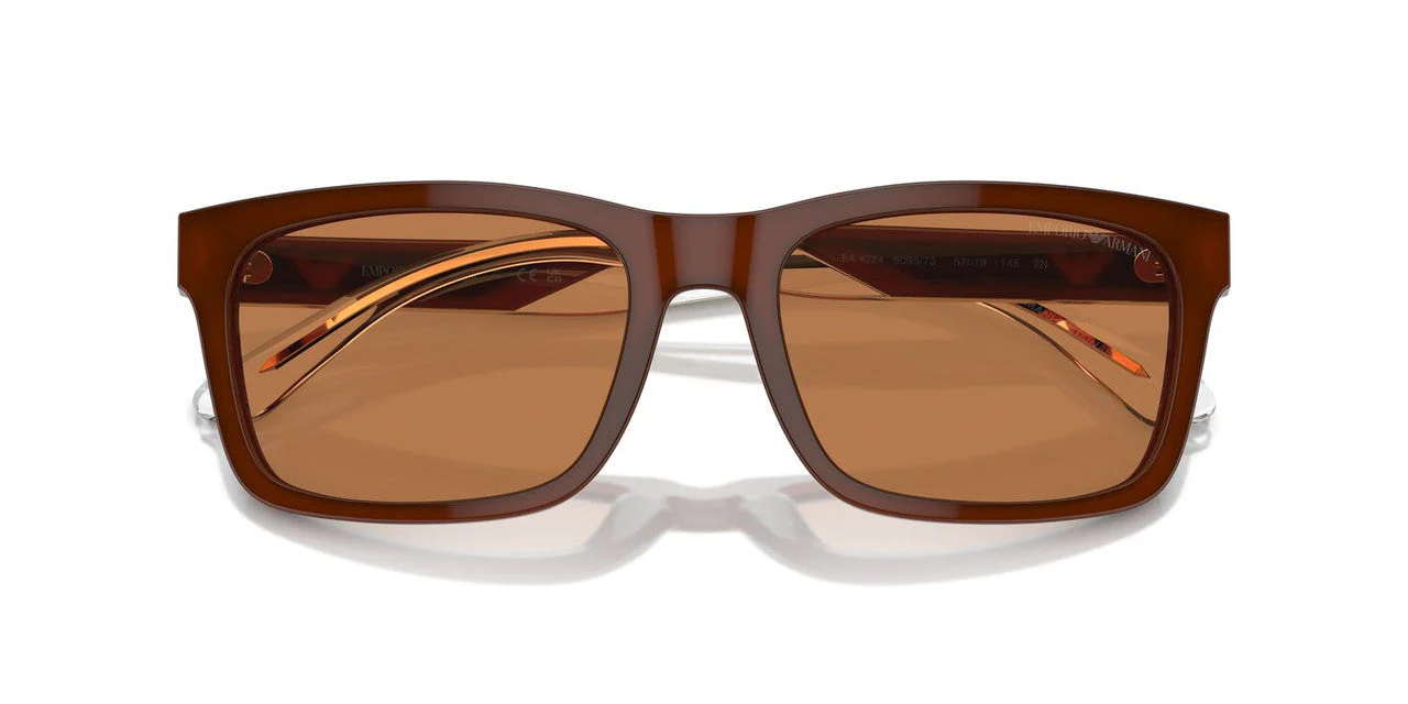 Gafas de Sol Emporio Armani EA4224 Hombre Color Café - Image 5