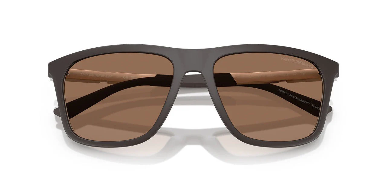 Gafas de Sol Emporio Armani EA4237 Hombre Color Café - Image 5