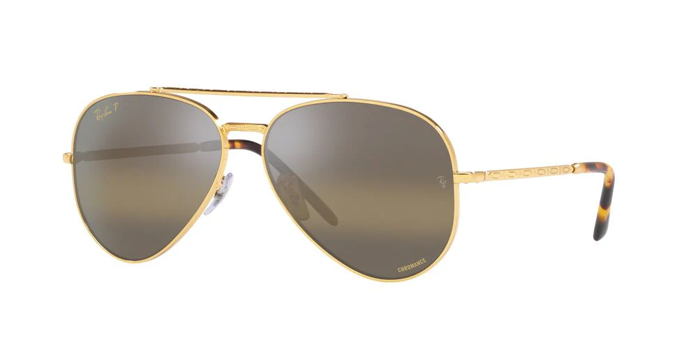 Gafas de Sol Ray-Ban 0RB3625 Unisex Color Dorado - Image 2