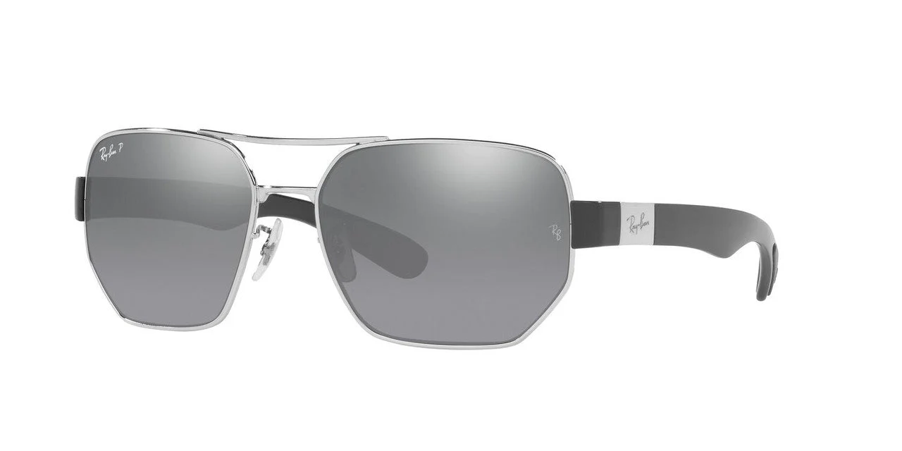Gafas de Sol Ray-Ban 0RB3672 Unisex Color Plateado - Image 2