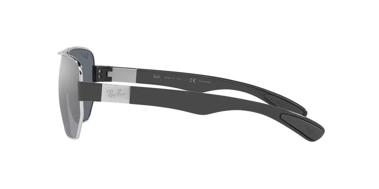 Gafas de Sol Ray-Ban 0RB3672 Unisex Color Plateado - Image 3