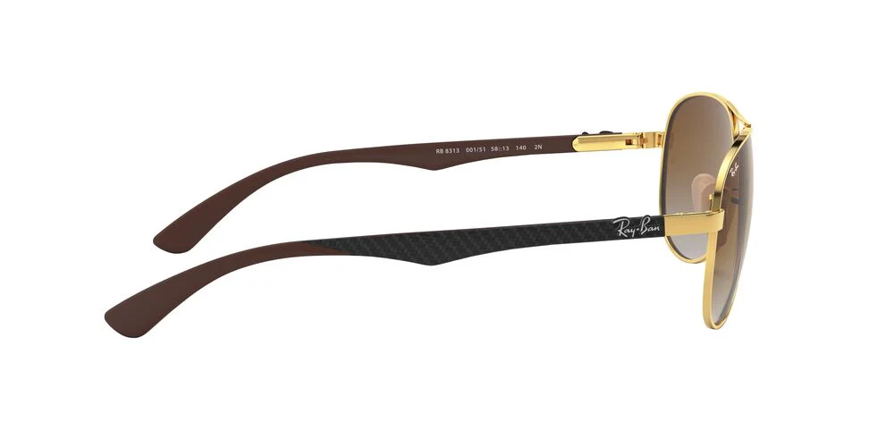 Gafas de Sol Ray-Ban 0RB8313 Hombre Color Dorado - Image 4