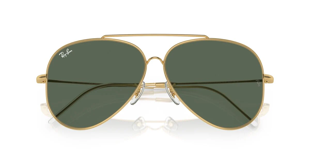 Gafas de Sol Ray-Ban 0RBR0101S Unisex Color Dorado - Image 4