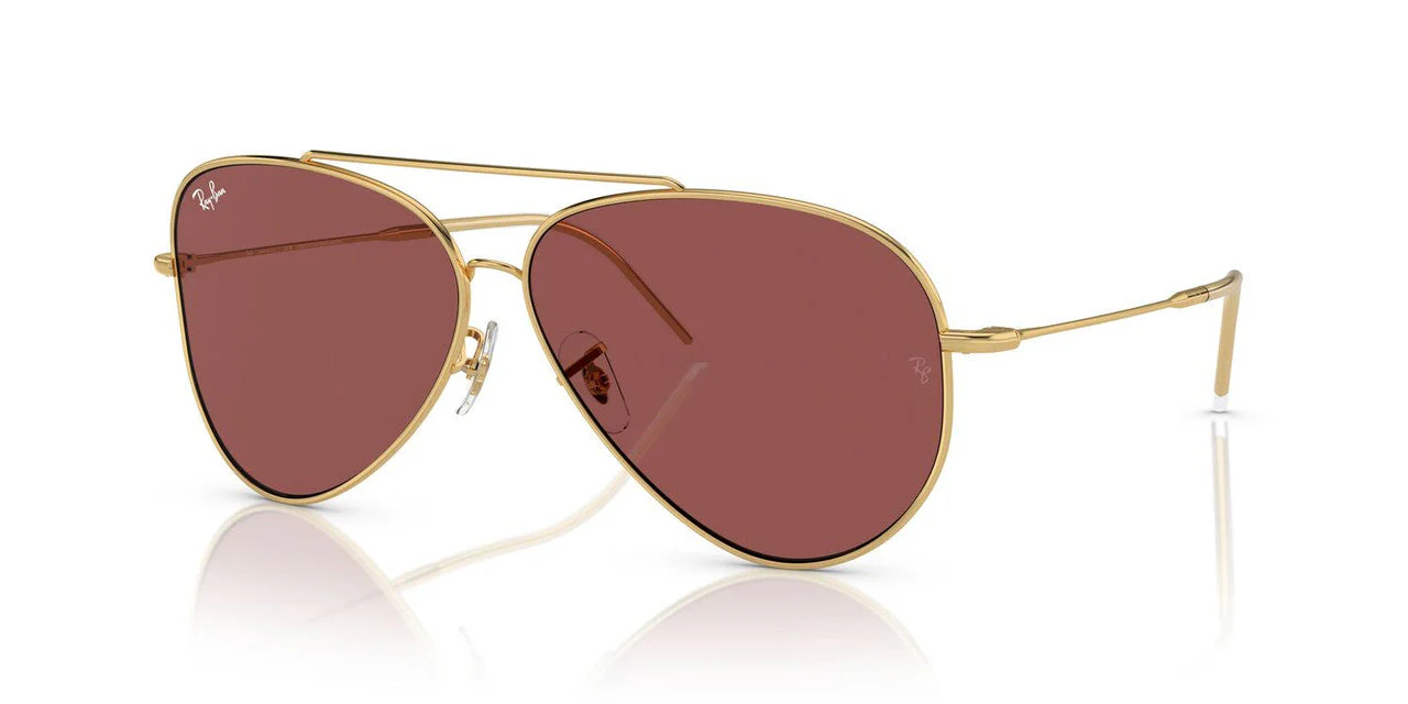 Gafas de Sol Ray-Ban RBR0101S Unisex Color Dorado - Image 2