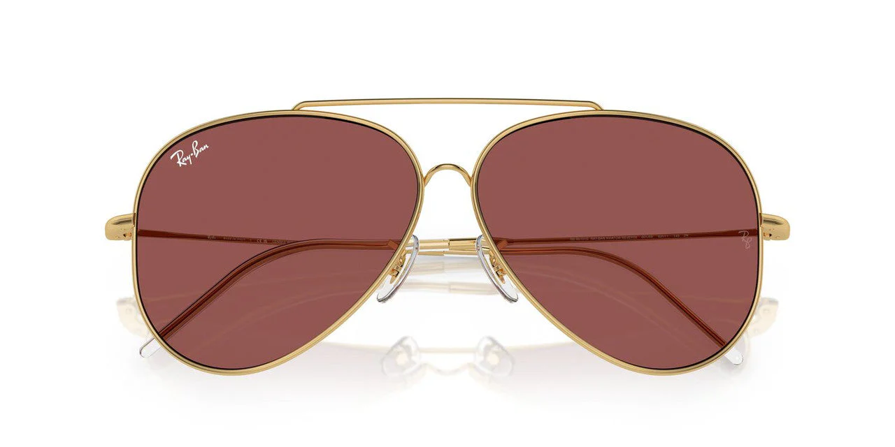 Gafas de Sol Ray-Ban RBR0101S Unisex Color Dorado - Image 4