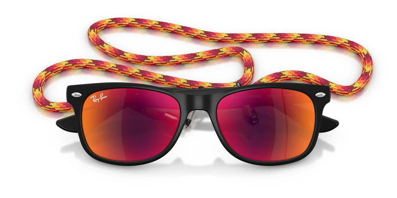 Gafas de Sol Ray-Ban RJ9052S Unisex Color Negro - Image 5