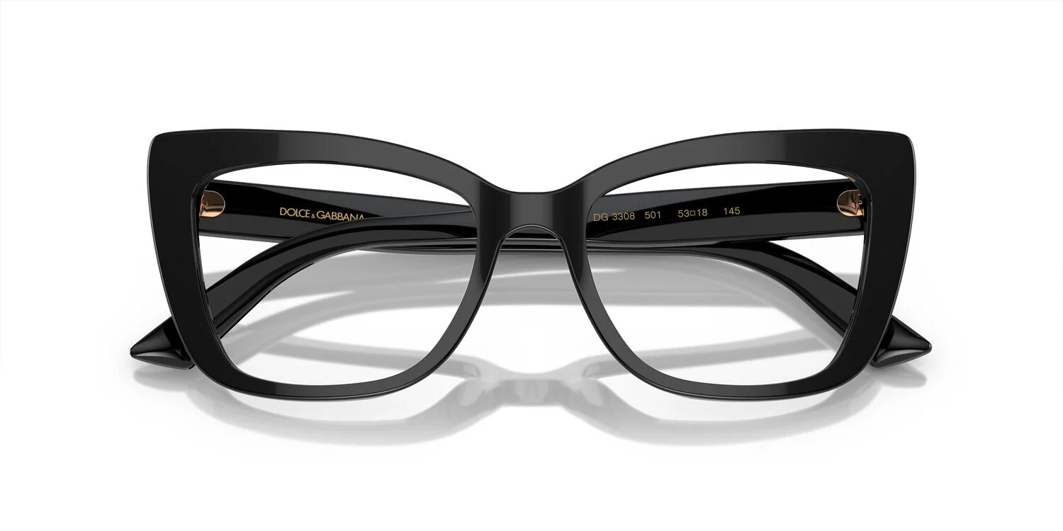 Gafas Oftálmicas Dolce Gabbana 0DG3308 Mujer Color Negro - Image 5