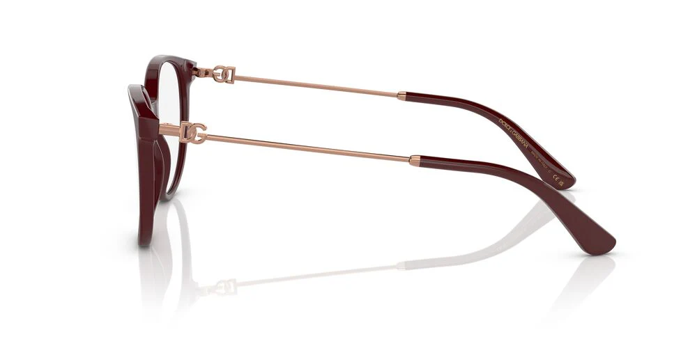 Gafas Oftálmicas Dolce Gabbana 0DG3363 Mujer Color Burdeo - Image 3