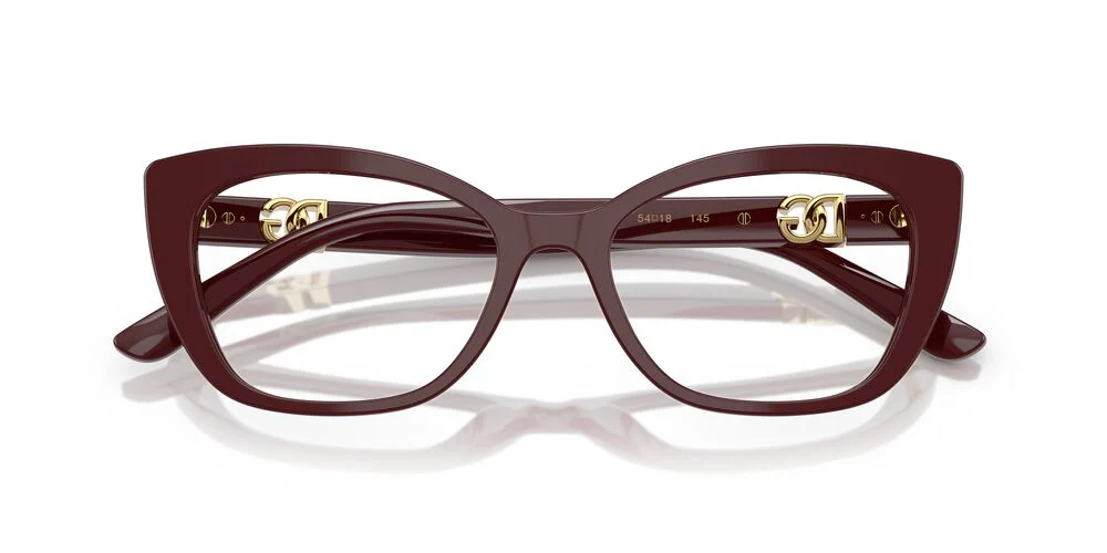Gafas Oftálmicas Dolce Gabbana DG3398 Mujer Color Burdeo - Image 5