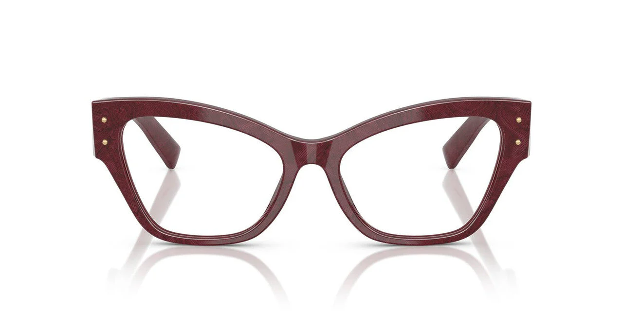 Gafas Oftálmicas Dolce Gabbana DG3404 Mujer Color Burdeo