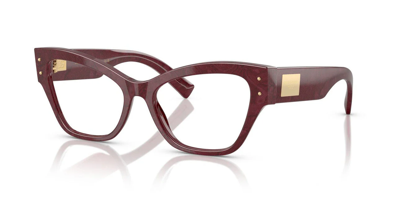 Gafas Oftálmicas Dolce Gabbana DG3404 Mujer Color Burdeo - Image 2