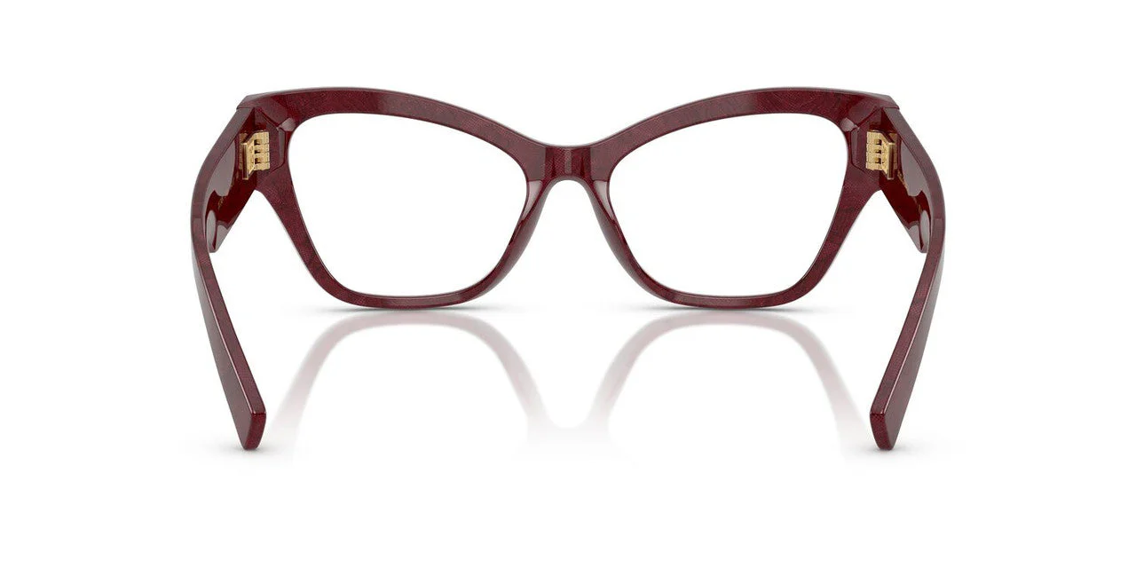 Gafas Oftálmicas Dolce Gabbana DG3404 Mujer Color Burdeo - Image 3