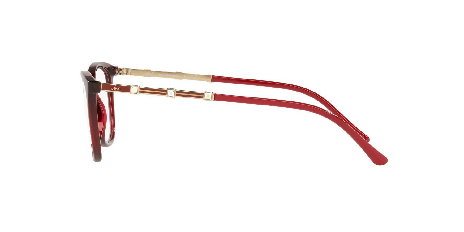 Gafas Oftálmicas Jack Pacific JK4017BM Mujer Color Burdeo - Image 3