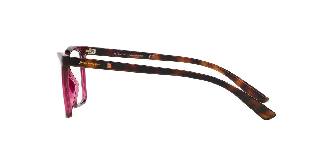 Gafas Oftálmicas Jean Monnier J83243 Mujer Color Burdeo - Image 3