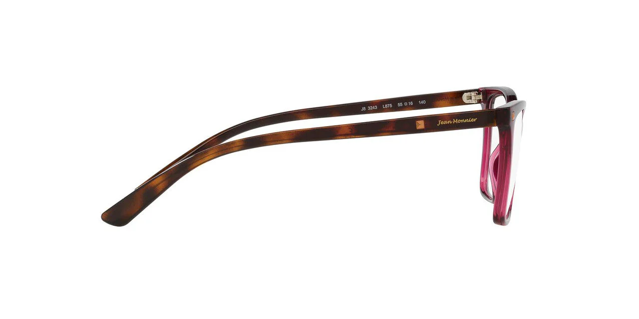 Gafas Oftálmicas Jean Monnier J83243 Mujer Color Burdeo - Image 4