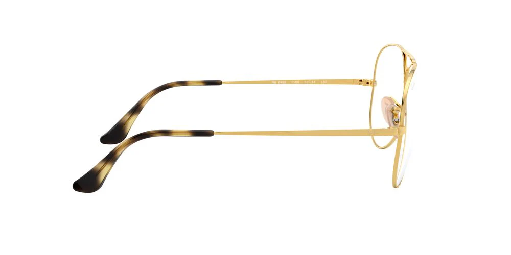 Gafas Oftálmicas Ray-Ban 0RX6489 Unisex Color Dorado - Image 4