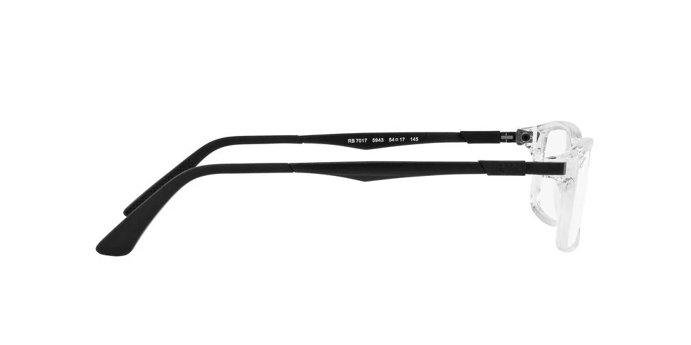 Gafas Oftálmicas Ray-Ban 0RX7017 Unisex Color Blanco - Image 4