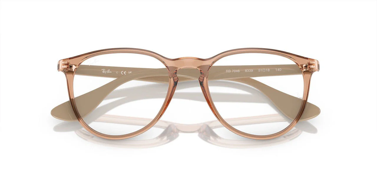 Gafas Oftálmicas Ray-Ban 0RX7046 Mujer Color Café - Image 4