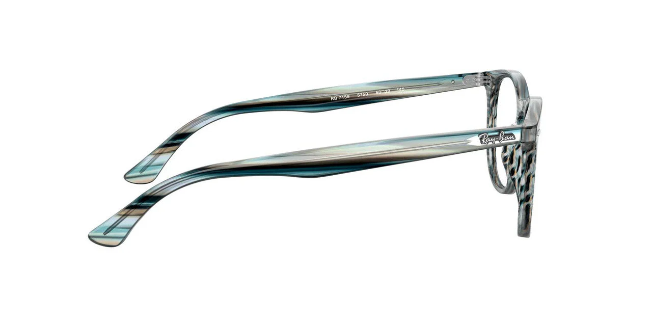 Gafas Oftálmicas Ray-Ban 0RX7159 Unisex Color Azul - Image 5