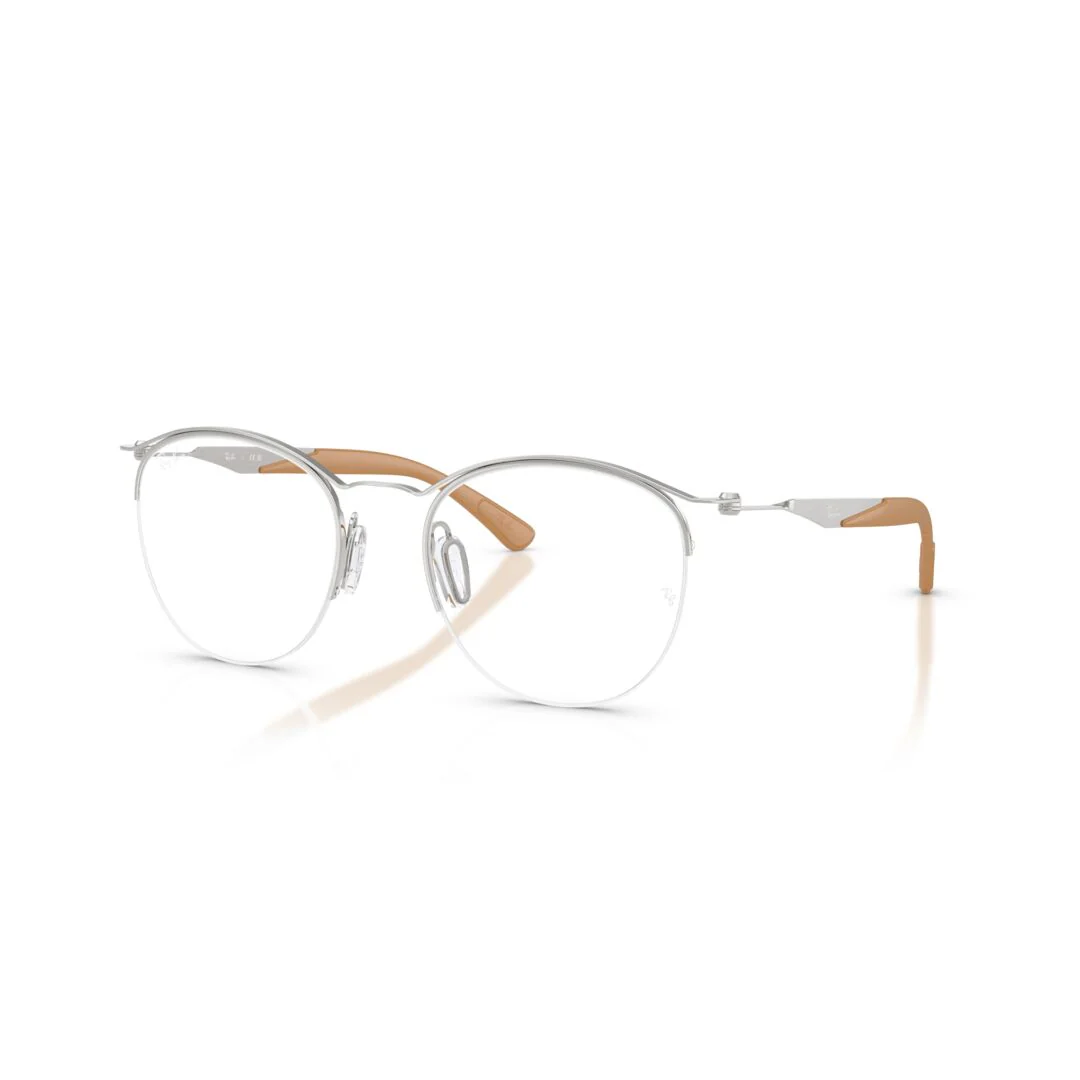 Gafas Oftálmicas Ray-Ban 0RX7553 Unisex Color Plateado - Image 2