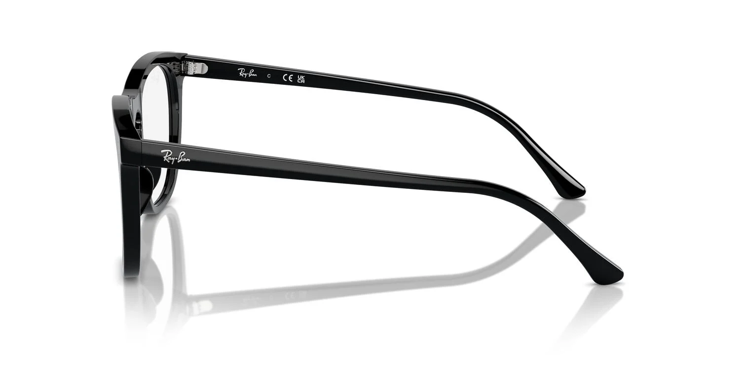 Gafas Oftálmicas Ray-Ban RX2210V Unisex Color Negro - Image 3