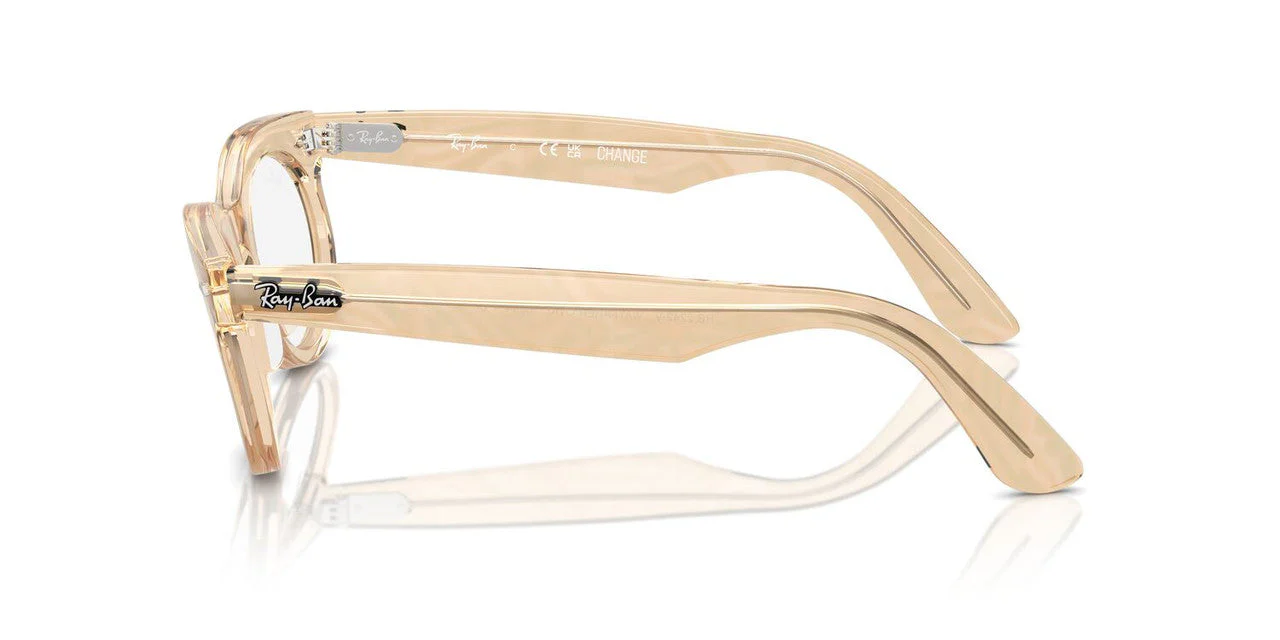 Gafas Oftálmicas Ray-Ban RX2242V Unisex Color Café - Image 3