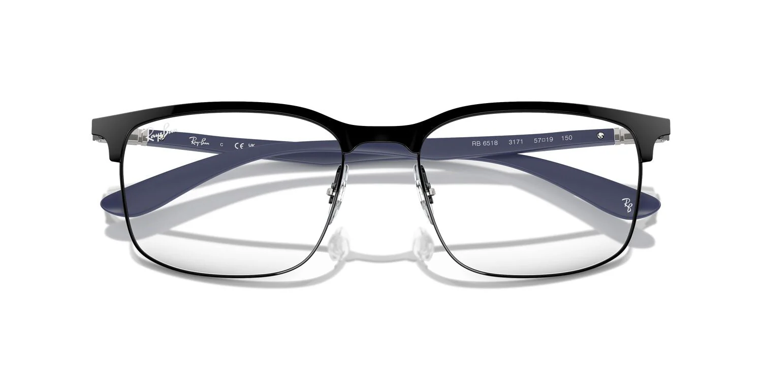 Gafas Oftálmicas Ray-Ban RX6518 Unisex Color Negro - Image 5