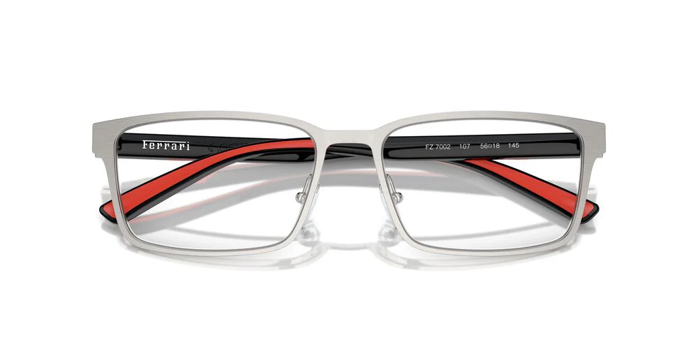 Gafas Oftálmicas Scuderia Ferrari FZ7002 Hombre Color Plateado - Image 5