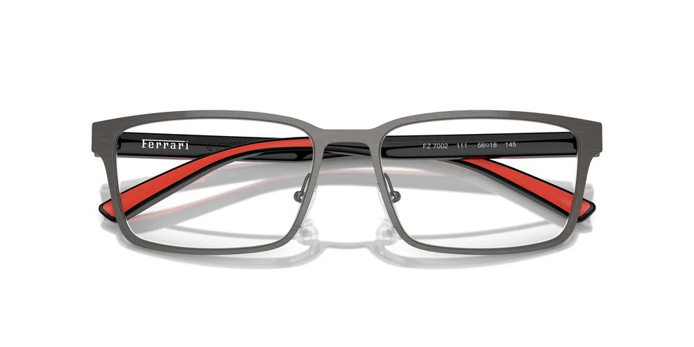 Gafas Oftálmicas Scuderia Ferrari FZ7002 Hombre Color Plateado - Image 5