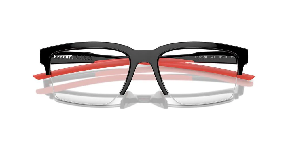 Gafas Oftálmicas Scuderia Ferrari FZ8008U Hombre Color Negro - Image 4